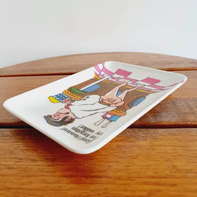 Retro mancave plastic bar tray rude naughty 70s 80s beer coaster mat barware 3