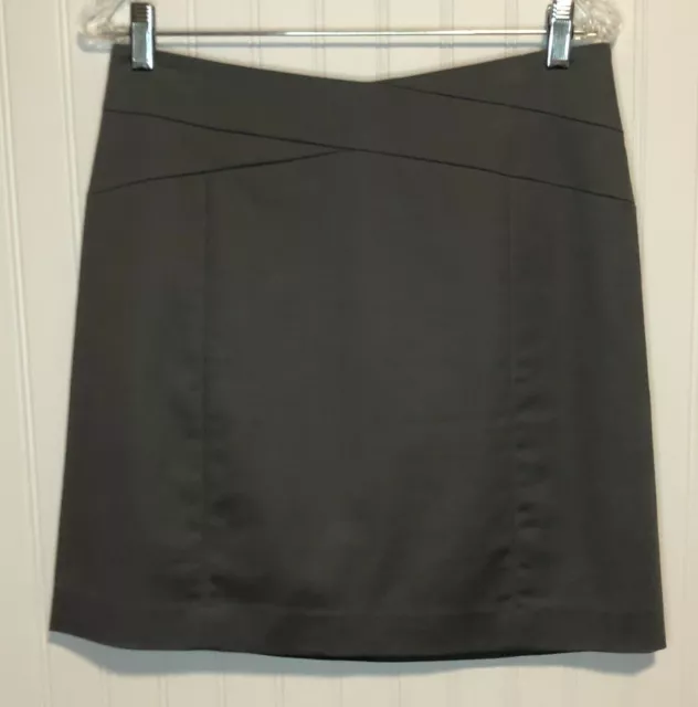 Banana Republic Women's Stretch Pencil Lined  Skirt Size 8 Back Zipper Career