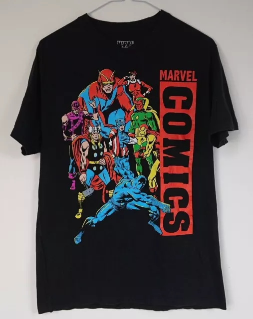 T-shirt ufficiale Marvel Comics Superhero Thor Captain America taglia M