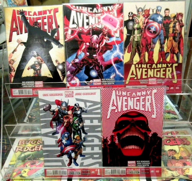 UNCANNY AVENGERS #1 2 3 4 5 Marvel Comics THE RED SKULL ATTACKS 2012 Remender NM