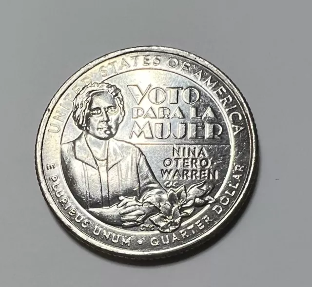 2022 D Voto Para La Mujer Quarter Extremely Rare