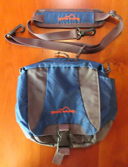 Squeaky Clean Vintage EDDIE BAUER Small Travel Purse Bag Crossbody * Never Used