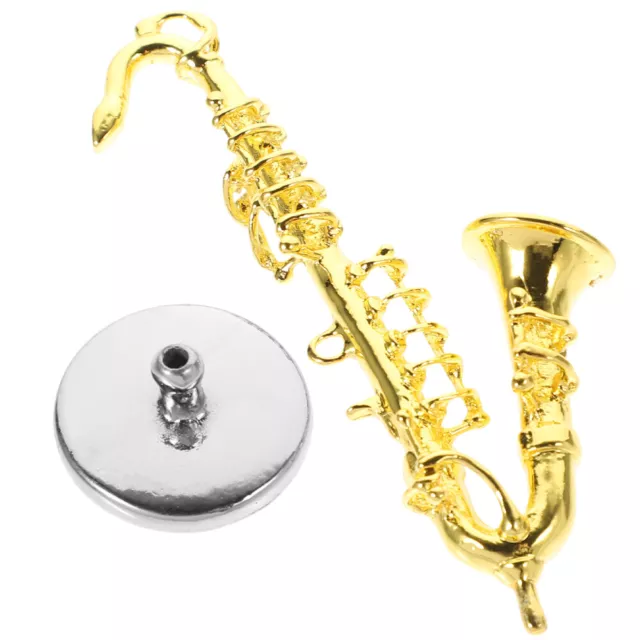 Dollhouse Accessories Alloy Child Tabletop Decor Saxophone Gifts for Men