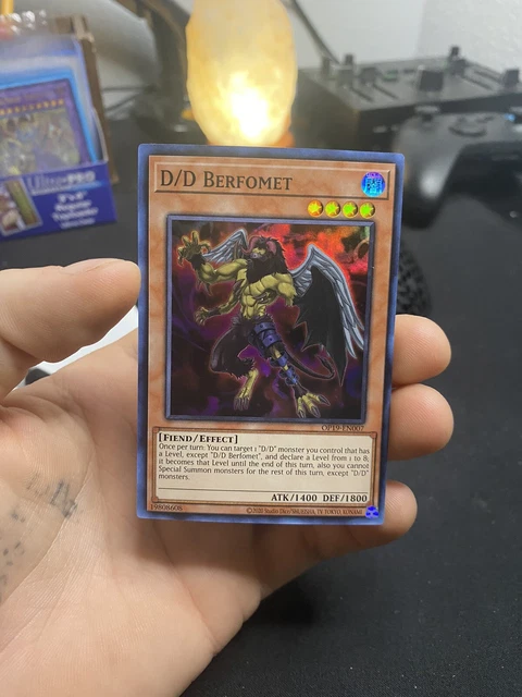 Yugioh D/D Berfomet  OP19-EN007 Super Rare Unlimited Near Mint