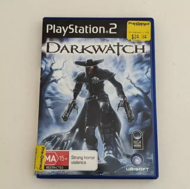 Genuine Sony PlayStation 2 PS2 Game Darkwatch PAL AU Tested Working Dark Watch