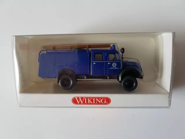 Wiking H0 847 01 35 THW Magirus Mercur TLF Neuwertig in OVP