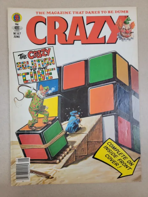 Stan Lee Presents Crazy Magazine Vol 1 #87 June 1982 Published By Marvel Comics