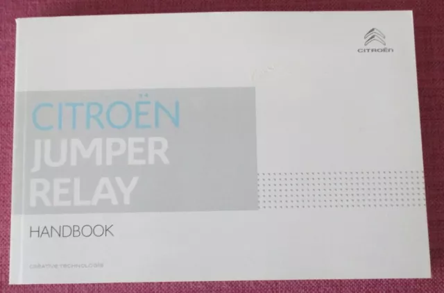 Citroen Jumper/Relay (2014 - 2020) Owners Manual - Handbook - Full Handbook !!!
