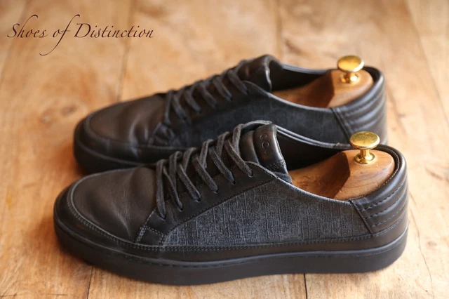 Common gg supreme leather and canvas trainers sale
