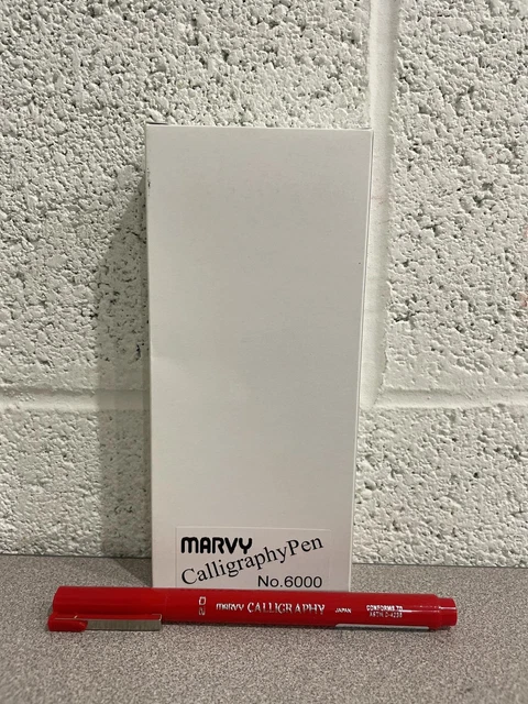 Marvy Calligraphy Pen 2.0 RED No.6000 Box Of 12