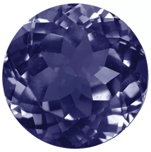 Natural Fine Blue Purple Iolite - Round - India - AAA Grade - Tanzanite Color