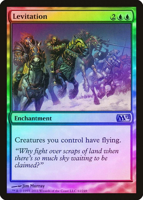 Levitation FOIL Magic 2012 / M12 HEAVILY PLD Blue Uncommon MAGIC CARD ABUGames