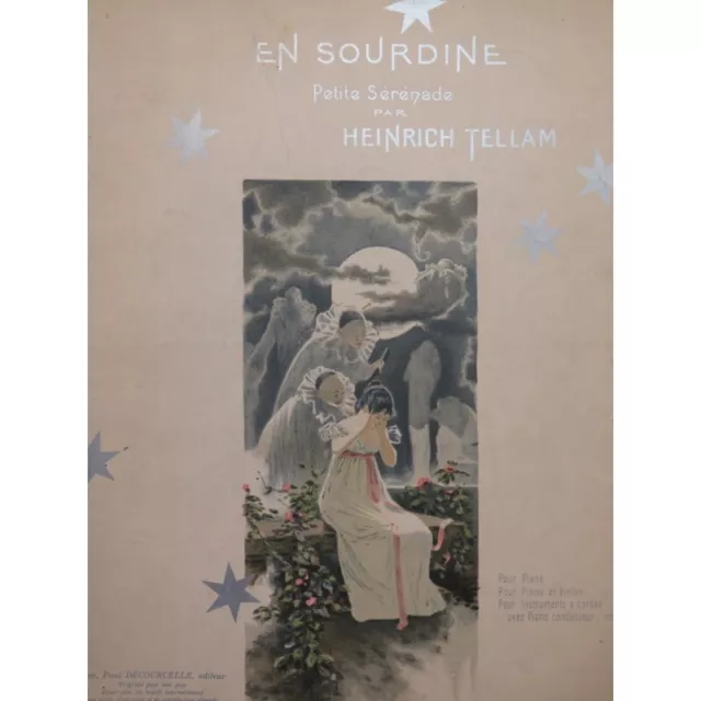 TELLAM Heinrich En sourdine Piano 1898