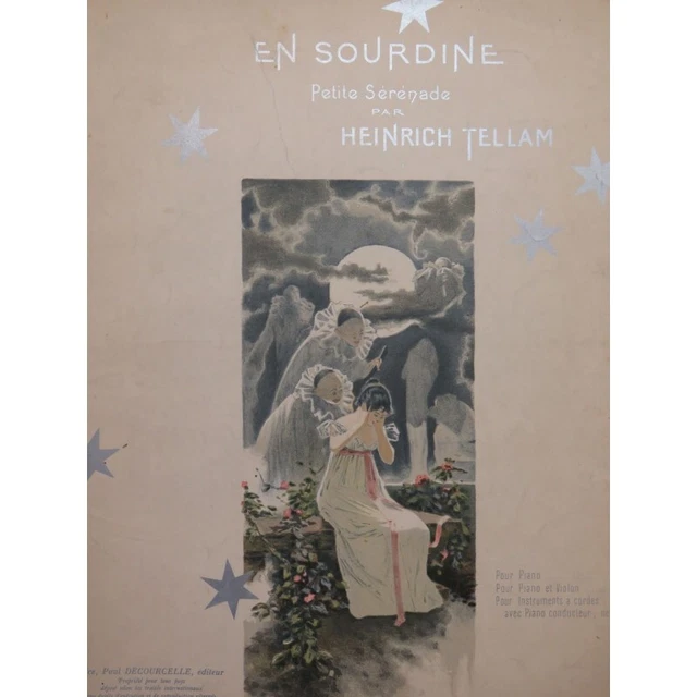 TELLAM Heinrich En sourdine Piano 1898