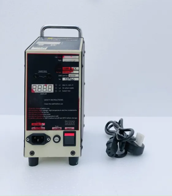 SCAN SENSE TC65M Asciutto Blocco Temperatura Calibratore Ambient A 650' C 230V#