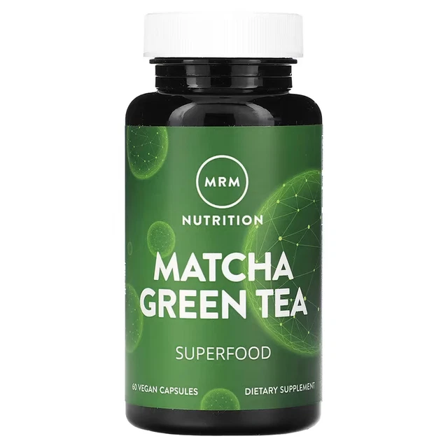 MRM NUTRITION MATCHA Green Tea, 60 Vegan Capsules, Expiry"2027 £21.98