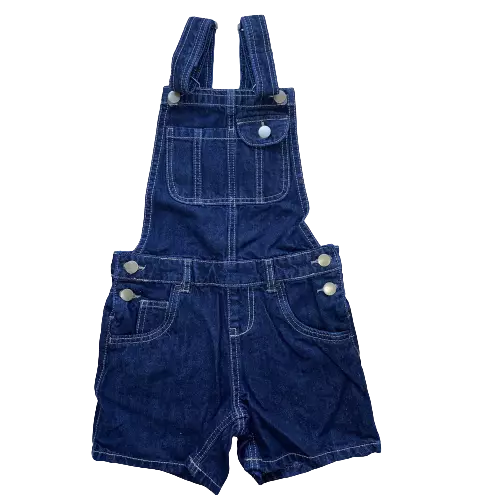 Girls Denim Dungarees Shorts Jean Playsuit Age 9 to 12 Years