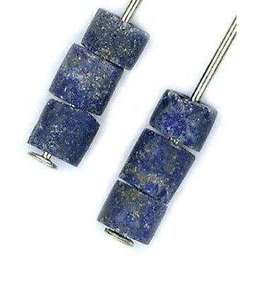 Ancient 3000BC Assyrian Armenian Lapis Lazuli Earrings Persia Gem of the Heavens 2