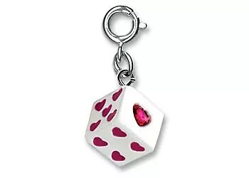 CHARM IT! * Dice Charm - For Bracelet Necklace * NEW Girls Costume Jewellery