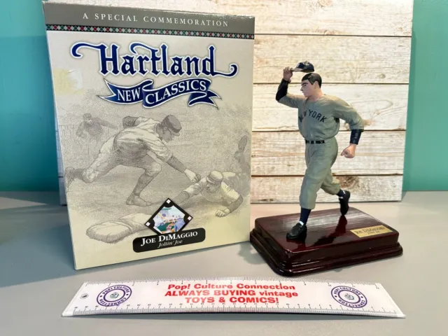 Vintage Hartland Special Commemoration Joe DiMaggio Statue In Box Inv-0451