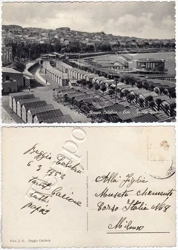 Cartolina di Reggio Calabria, panorama