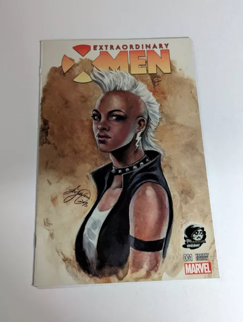 Extraordinary X-men #1 (2016) Phantom Variant Siya Oum Cover! Marvel Comics.