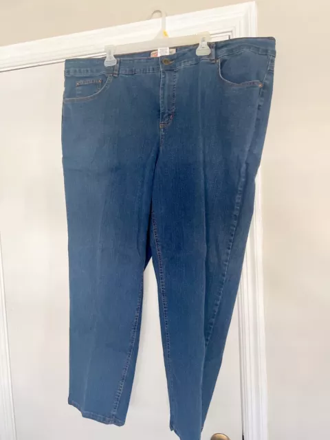 JMS JUST MY Size Ladies Blue Stretch Classic Denim Jeans - Size 26W Short  £18.82 - PicClick UK