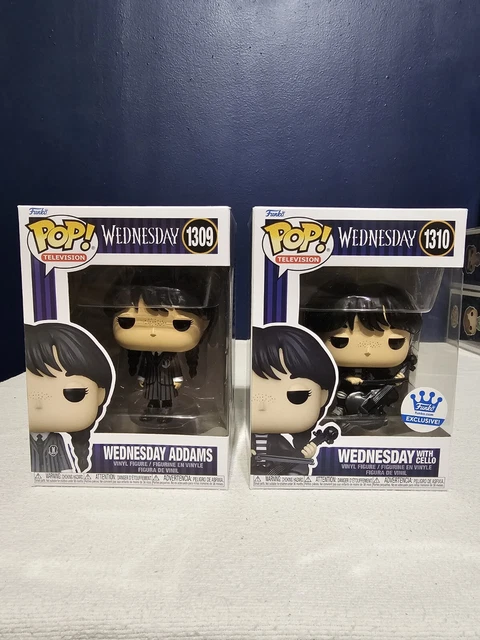 Funko Pop! Wednesday Adams Netflix TV 2 Pop Set 1309 & 1310 Funko Shop Exclusive