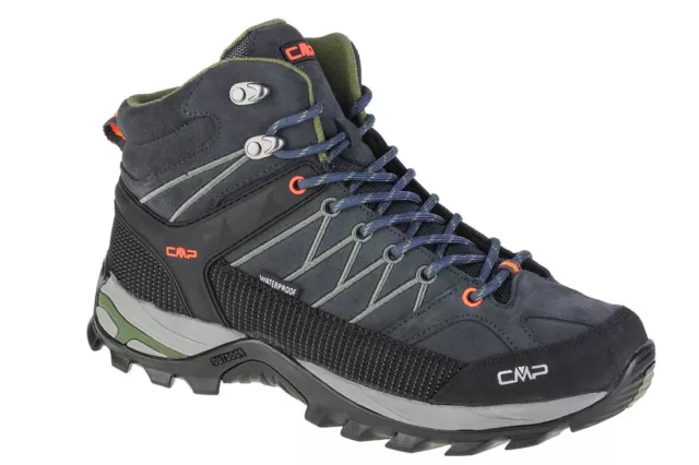 CMP Rigel Mid 3Q12947-51UG, Hombres, zapatos de trekking, gris