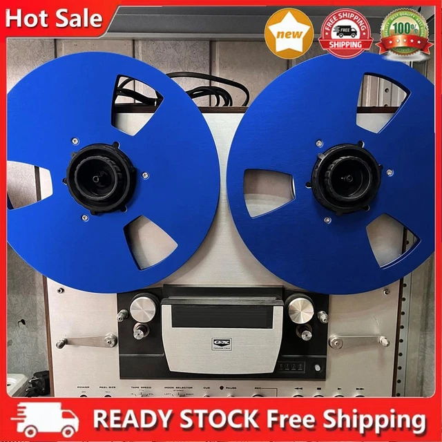 Mulinello nastro vuoto 1/4 10 pollici universale per Studer ReVox/TEAC/BASF (3 fori blu)