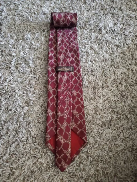 Pre-Owned VALENTIN 100% Woven Silk Men's Necktie