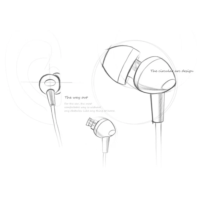 Casque filaire design ergonomique avec microphone pour sportifs