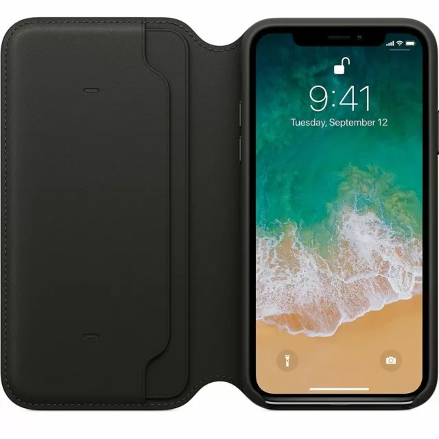 Echtleder Folio Flip Geldbörse Etui Abdeckung für Apple iPhone XR XS 6S 7 8 Plus 2