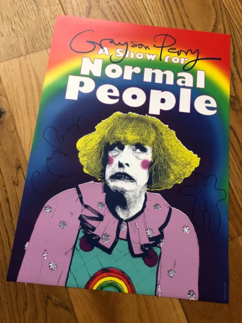 GRAYSON PERRY A Show For Normal People Hand Signed & Doodled Poster ...