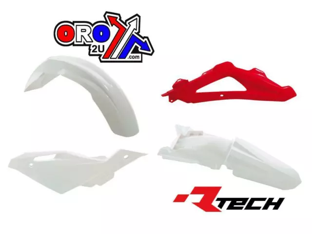 Husqvarna TC250 / TE250 / TE310 2009 - 2013 Racetech® Plastic Kit RED / WHITE