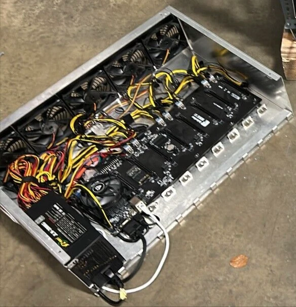 Mining Rig Ax SPIDERMINER AX-B85M-ETH B85 Celeron G1840 CPU 4GB Ram 128GB SSD Mining ...
