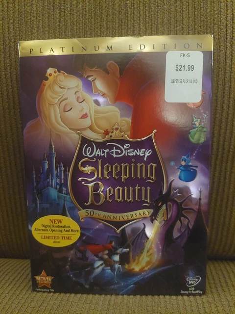 Sleeping Beauty (DVD, 2008, 2-Disc Set, Platinum Edition) BRAND NEW SEALED