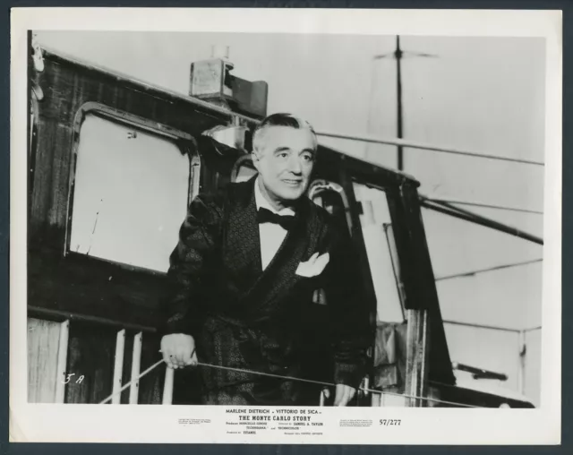 VITTORIO DE SICA in The Monte Carlo Story '57 ABOARD A SHIP