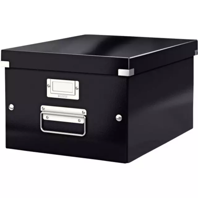 Leitz Boîte de rangement 6044 Click & Store noir (l x H x P) 281 x 200 x 370 mm