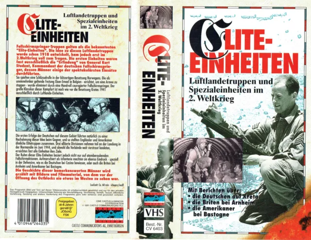 (VHS) Elite-Einheiten - Luftlandetruppen und Spezialeinheiten im 2. Weltkrieg