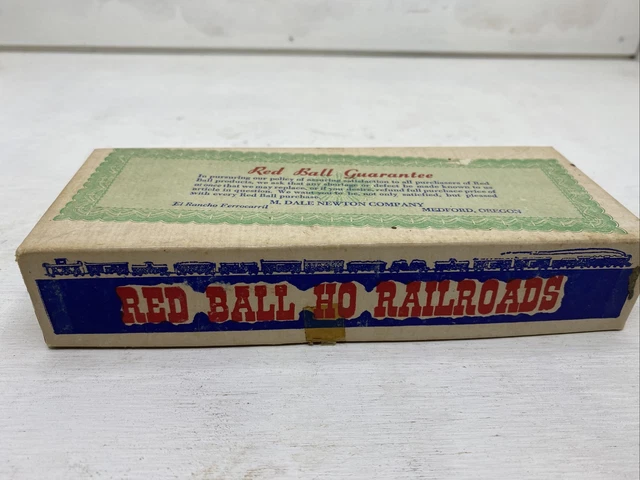 Vtg HO Red Ball Steel Box Car Sante Fe El Capitan M Dale Newton Read Below-H6