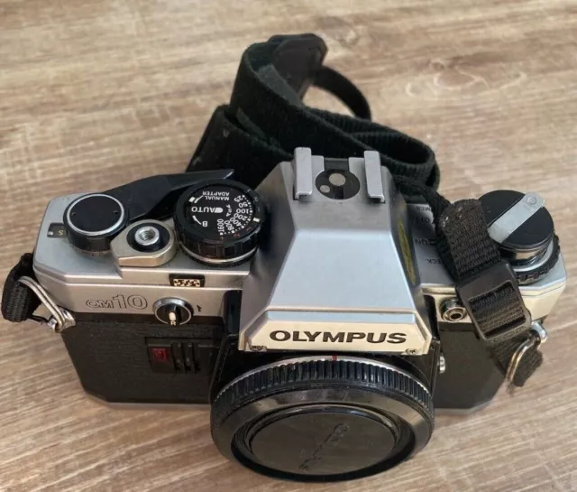 Olympus OM-10 35mm SLR Silber Gebraucht