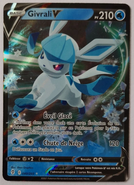 Givrali VMAX 041/203 – Coffret Ultraboost 10 Cartes Pokémon Françaises Évolution Céleste – Épée Et Bouclier
