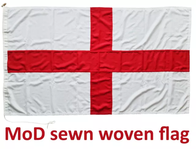 St Georges flag MoD approved sewn england stitched rope toggle woven UK outdoor