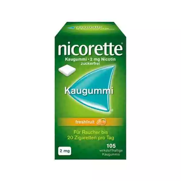 Nicorette 2mg Freshfruit Kaugummi 105 St Kaugummi