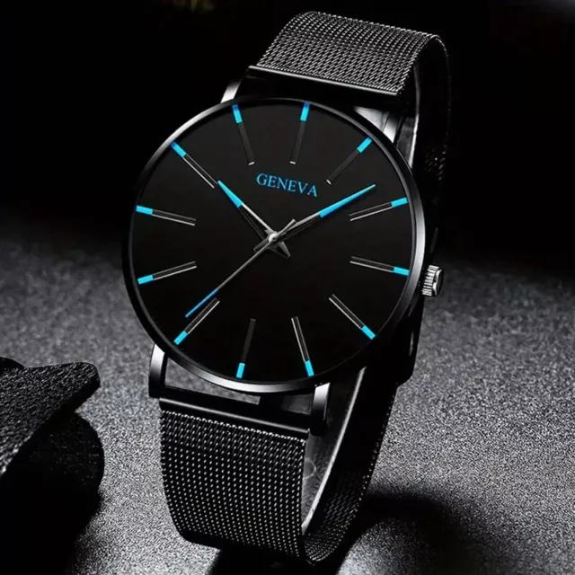Unbeatable Deal 5 New  With Battery Tag Boxed Gents Blue Moon Super Wristwatches