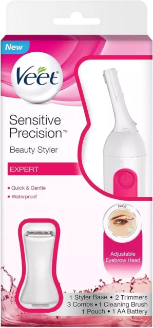 Hair Removal Electric Trimmer – Veet Expert Sensitive Precision Beauty Styler Un 3