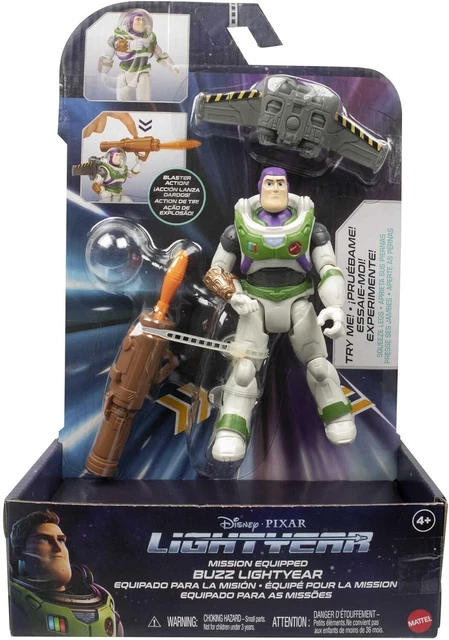 Buzz Lightyear Eroe In Missione, Action Figure 12,7 Cm Con Jetpack E Lanciamissili. 10 Articolazioni Mobili, Giocattolo 4+ Anni, HHJ86.