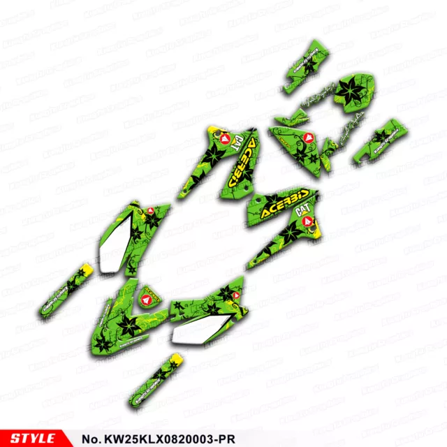 Dirt Bike Complete Stickers Decals Graphics Kit for KLX250 KLX250S 2008-2020