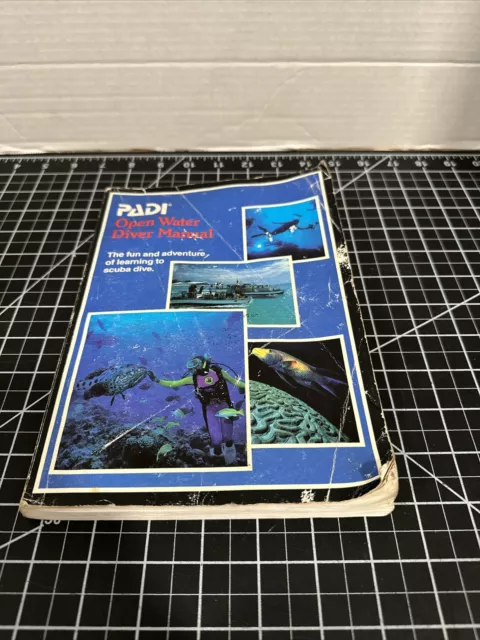PADI Open Water Diver Manual Scuba Diving Book Paperback Softcover Free Shipping